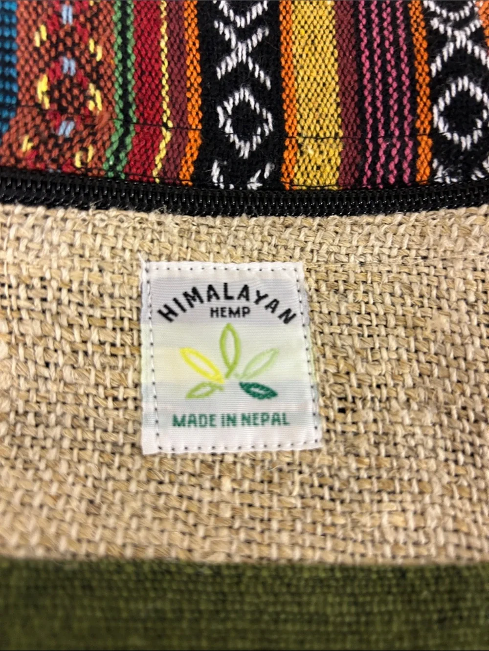 Himalayan hemp patchwork Crossbody bag